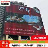 LED户外防透明屏格栅广告3.91 917.8赛水维屏高 7.8大厦压铸铝3.