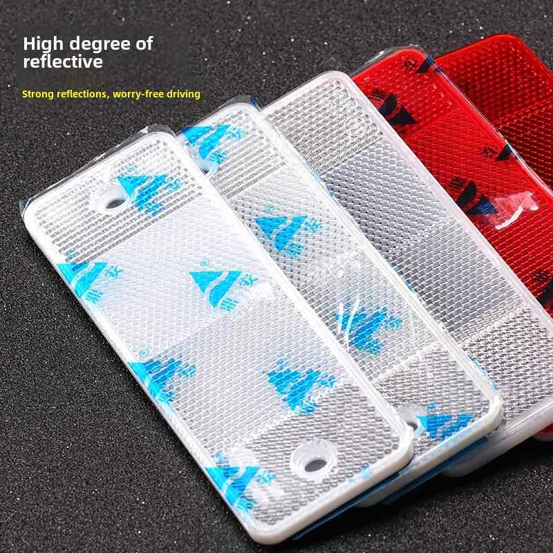 定安卡车反射器车身反射标志塑料汽车反射器警告发光反射器