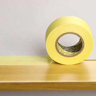 源头厂家装 15纹美纸带 修漆遮胶蔽瓷砖缝现货小喷芯黄色美宽2cm