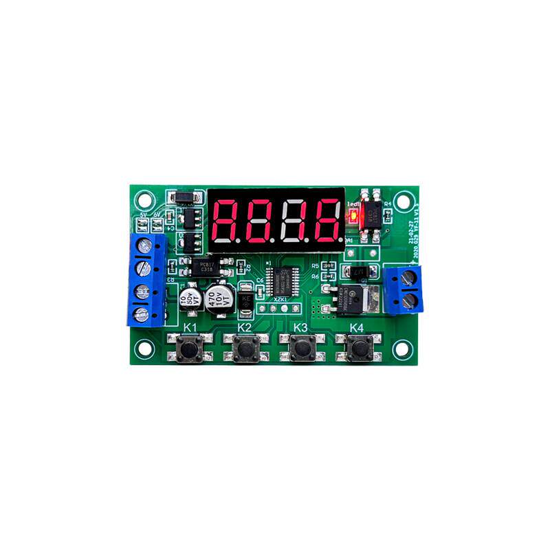 多功能延时定时脉冲触发时间场效应MOS管模块循环静音通断12V24V