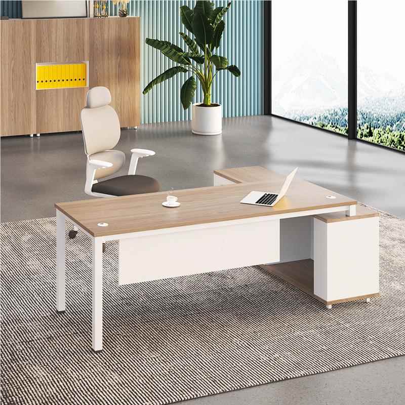 现代KATIE-BT简约办桌椅经理主管公办公家桌具职员办公桌桌1人位
