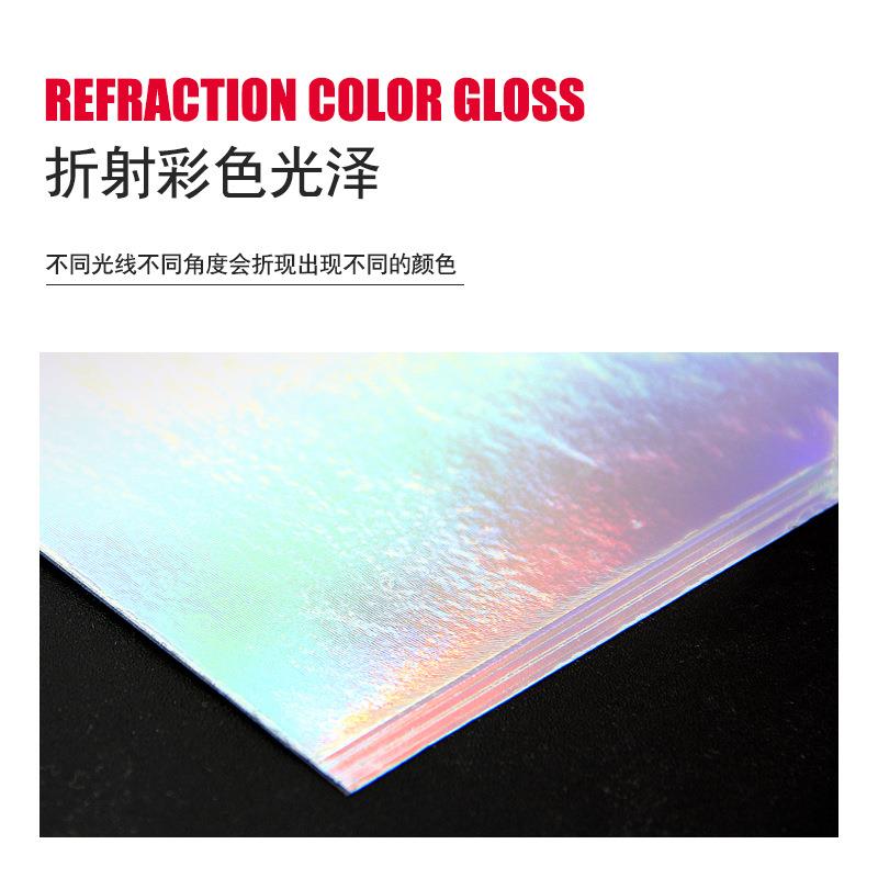 雷射烫银水晶标转印膜LED UV打印机AB膜耐高温水洗A3尺寸转印膜