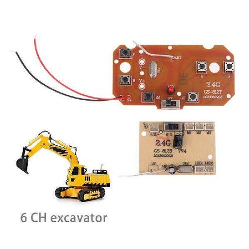 1 Set For RC Car Remote Control Toys Parts 6CH 2.4G Remote