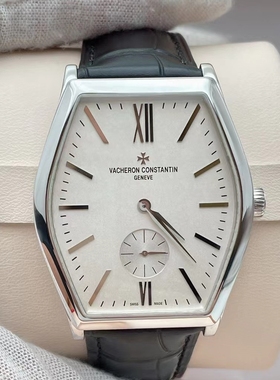 公价19.9万】98新江诗丹顿马耳他18k白金82230男手表36.7*47.6mm