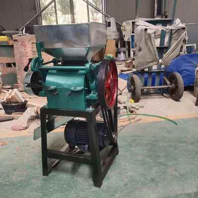 卖农业五谷HX202011杂粮破碎机立式大对辊玉体米小麦豆破热碎机