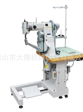 足球户外工作劳保鞋生产双针座式内线机鞋底侧边缝纫机直供鞋用