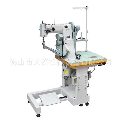 足球户外工作劳保鞋生产双针座式内线机鞋底侧边缝纫机直供鞋用