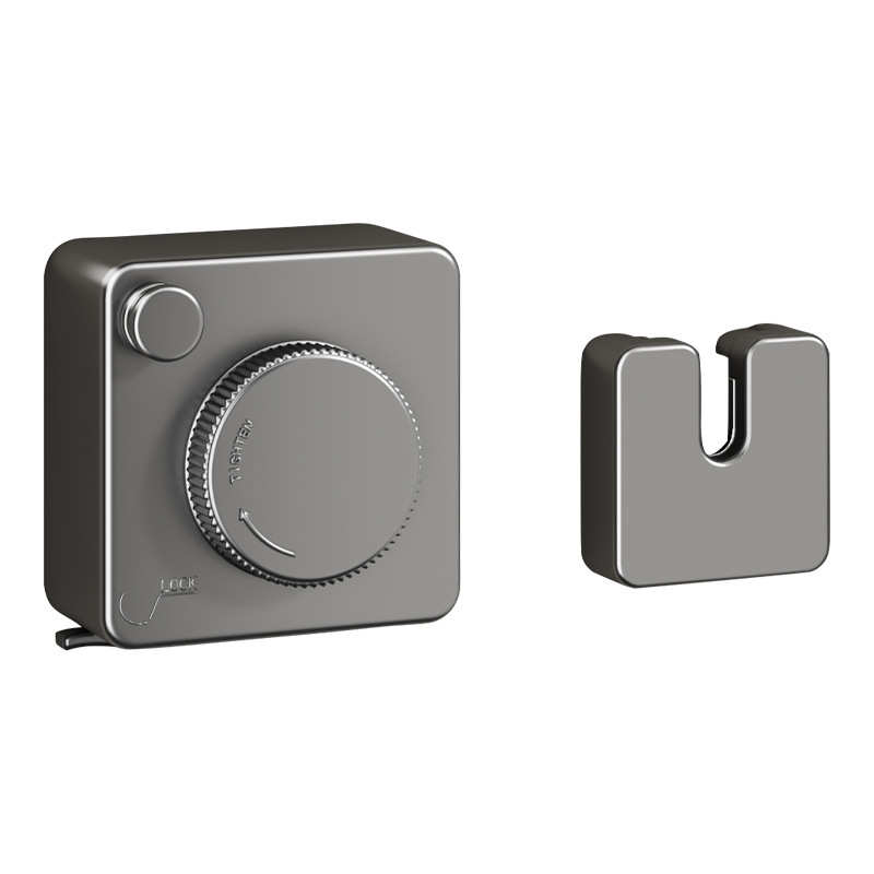 壁挂晾衣绳室内免打孔收缩晾衣架钢丝绳伸缩凉衣绳卫生间晾衣