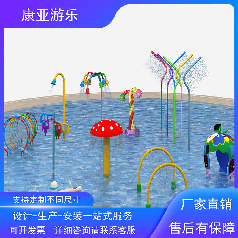 大型水上儿童水上乐园组合滑梯设施定制温泉游泳池水寨水屋游乐园