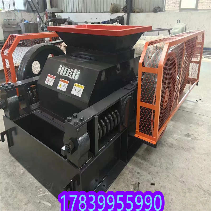 煤炭对辊破碎机 矿石对辊制砂机 双辊挤压式粉碎机 实验室对辊机