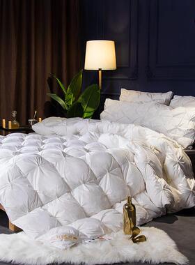 全棉16600-88羽丝绒芯微被子被棉全扭花羽丝棉被加厚保暖冬被商