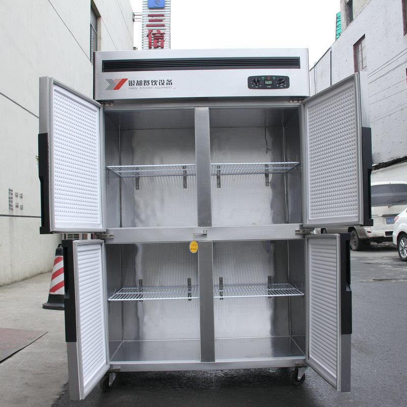 冰箱商用四门冰箱冰柜双温立式厨房六开门冷冻柜冷藏保鲜柜厨