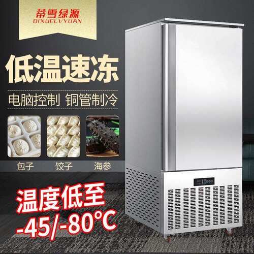 低温速冻机商用包子冷冻柜海鲜速冻急冻柜面团油条插盘冷冻速冻柜