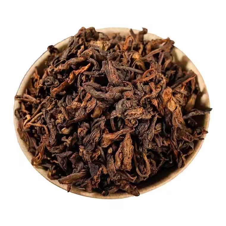 極品2001年冰島龍條熟散茶陳茶老茶500克一袋普洱熟散茶 普洱茶 BUASHOP普洱老茶