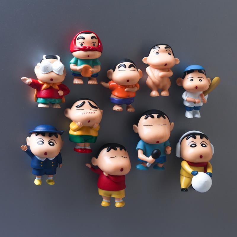 鹏音伴搞笑可爱表情冰箱磁铁卡通动画日韩小信3D立体磁铁磁铁装饰贴纸配件