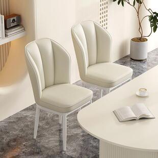 家用奢宿舍餐椅化妆办轻公美椅背卧室甲椅餐厅靠111电脑酒店简约