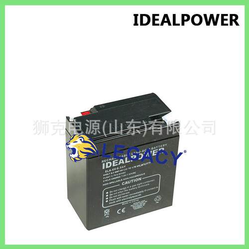 IDEALPOWER蓄电池EVL-6V-5.0AH、EVL-6V-1.2AH、EVL-6V-7.2AH电瓶