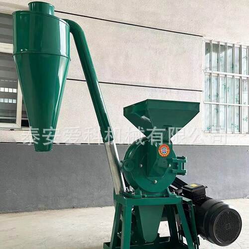 320型五谷杂粮粉碎机三相电机玉米磨粉机家用齿爪粉碎机磨面机