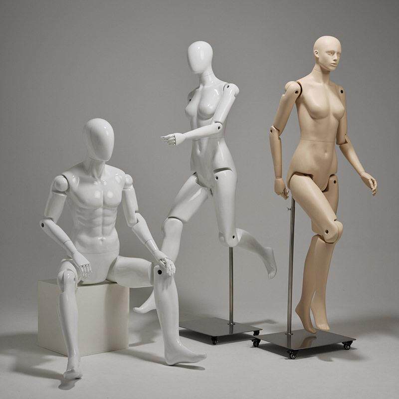 机器人模特假人全身道具女运动跑步可活动关节多功能造型展