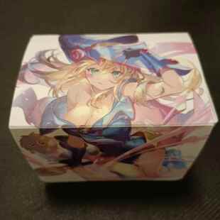 游戏王PP虫妹黑魔女白森白银城主题卡盒对战魔术贴卡盒横款90+