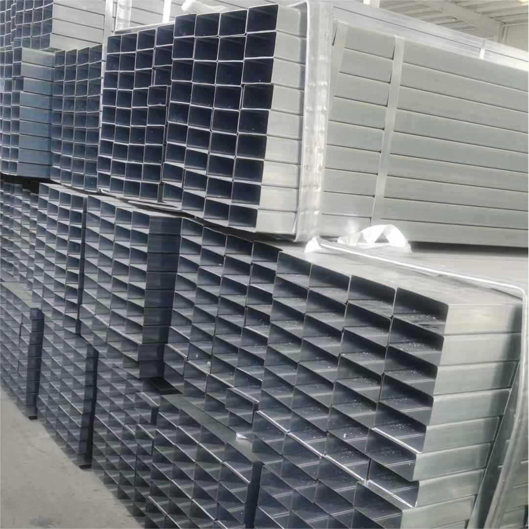 热镀锌方矩管大口径钢管钢材可加工直角矩形管折弯焊接方管冷弯