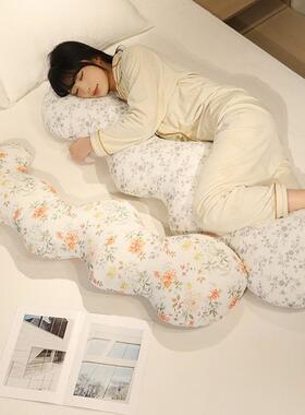 A类冰丝长条抱枕睡觉床上夹腿侧睡枕头大靠枕卧室床头靠垫夏睡眠