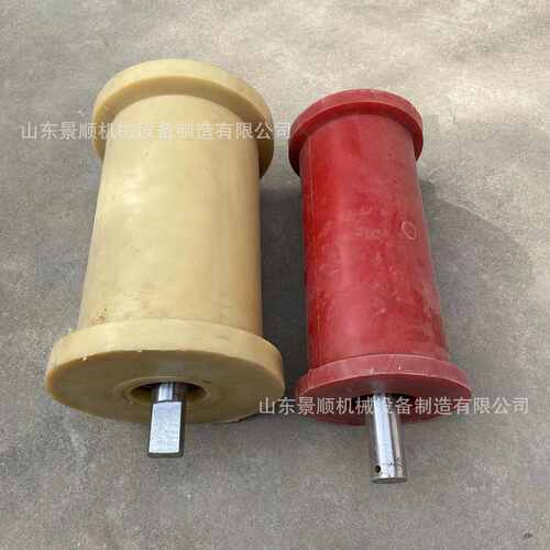 300mm尼龙地滚 矿业输送设备聚氨酯地滚 钢丝绳用地轮 支持定制