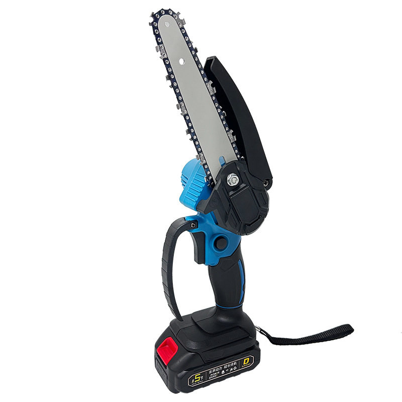 电锯锯用小型手持锯柴充电式伐木锯手电锯家锂电122电链外锯树神