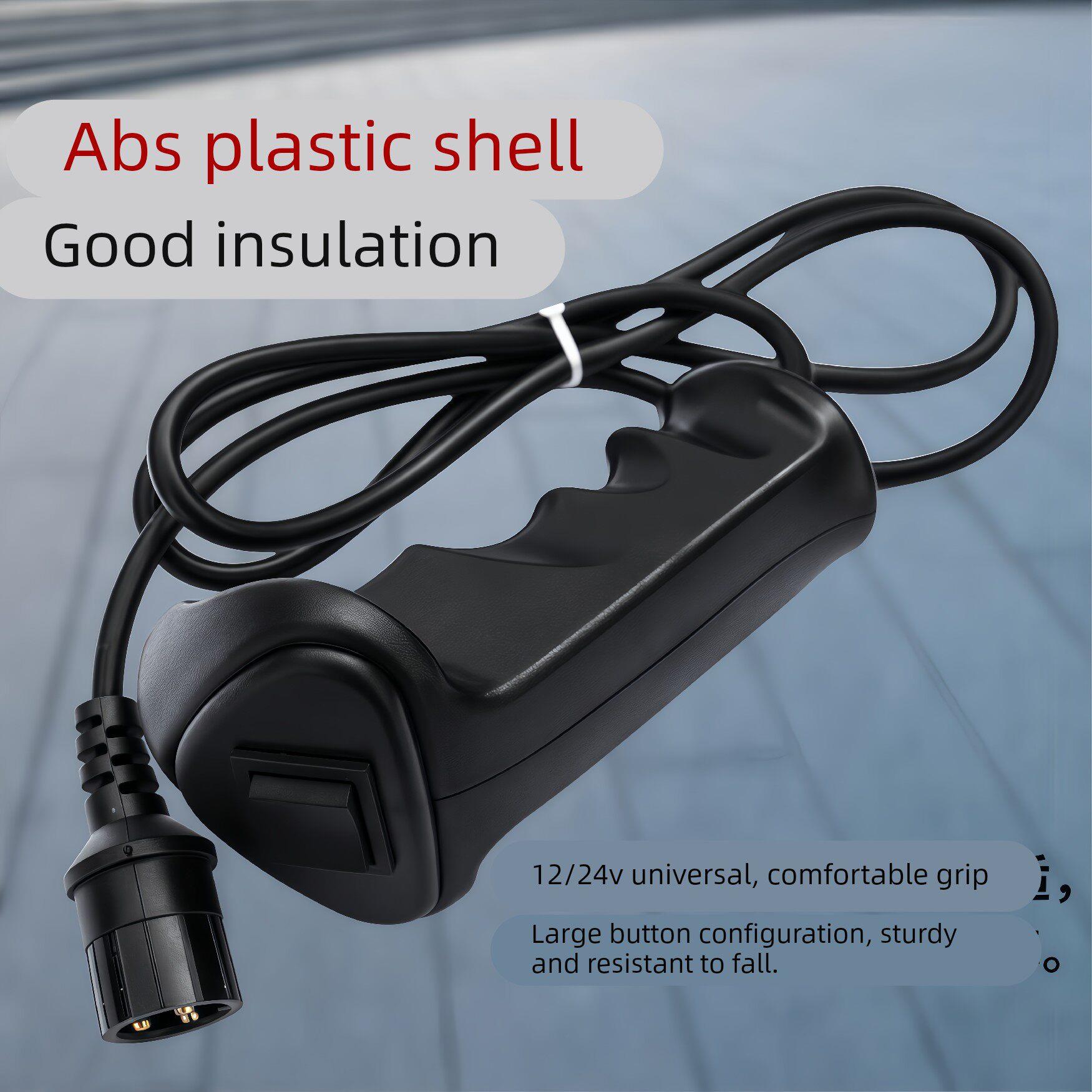电动绞盘控制盒12v24V48伏控制器车载吊机无线遥控开关原装配件