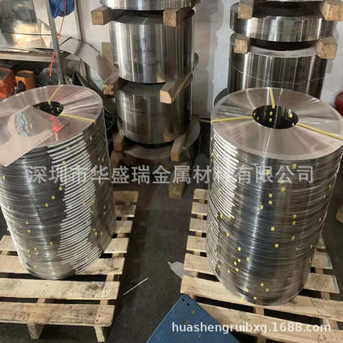 提供SUS301不锈钢发条料 超高硬度弹簧带 无毛刺刮圆边不锈钢带