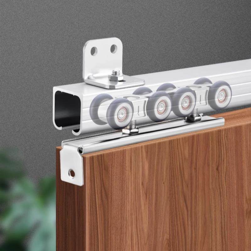 木门吊轮轨道全套滑轮配件厨房玻璃吊门上轨槽阳台平移拉门导轨,基础建材,吊滑,淘宝优惠券,粉丝福利购,淘宝优惠卷