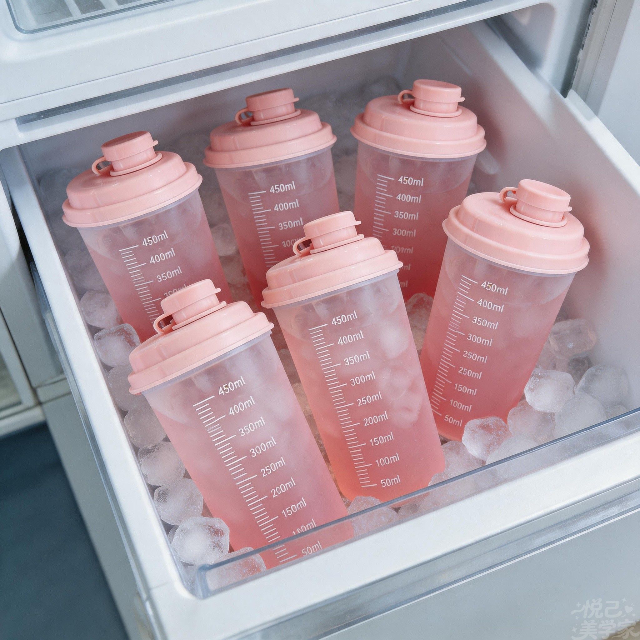 可携式冷萃杯夏季水杯女生高颜值外带咖啡杯2026新款冷泡杯带刻度
