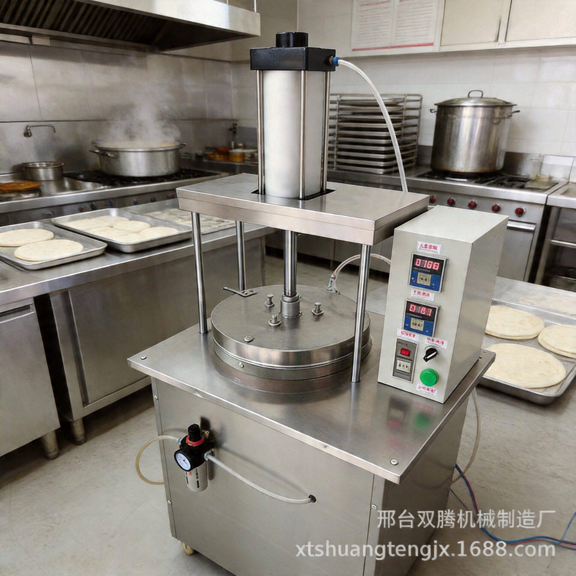 全自动卷饼压饼机墨西哥鸡肉卷卷饼机黄色玉米饼皮薄饼设备