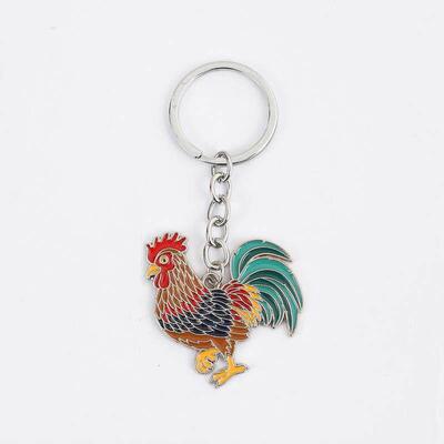 Cock Key Chain 公鸡钥匙扣可爱动物挂件钥匙圈饰品