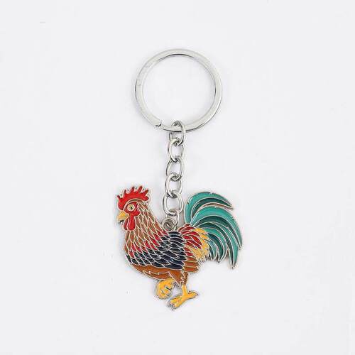 Cock Key Chain 公鸡钥匙扣可爱动物挂件钥匙圈饰品