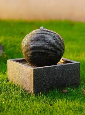 现代无障碍豪华循环喷泉装饰，古色古香流水，户外庭院装饰，吉祥
