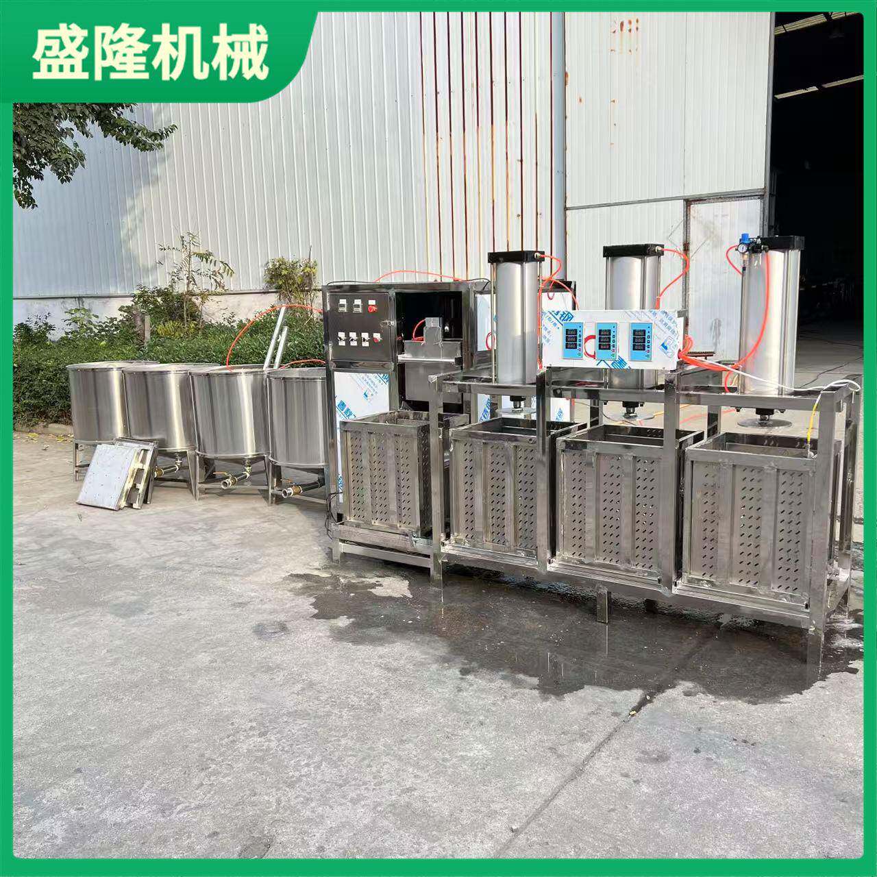做豆腐干的全套设备豆腐干机器时产100多斤豆干机器
