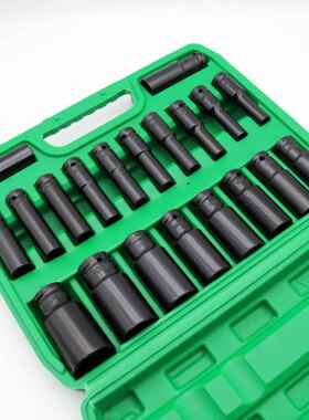 KFA电动手套筒装加扳长六角扳筒手汽修专套用锂电钻套组套