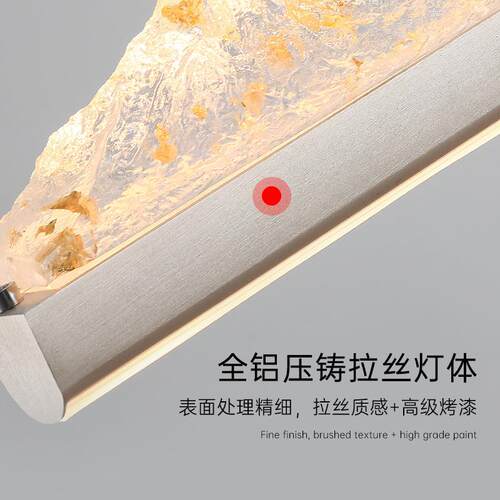 北欧轻奢饭桌灯具网红新款吧台餐厅led吊灯客厅吊灯现代简约大气