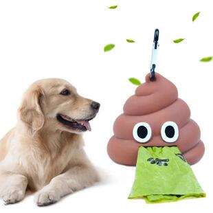 Outdoor Funny Dispenser Pet Holder Bag Bags Poop Dog Garbage