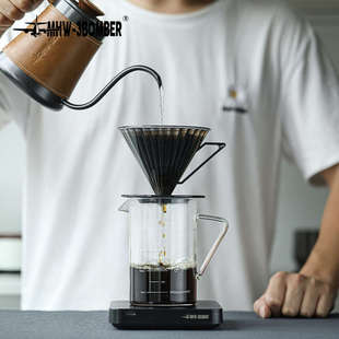轰炸机精灵滤杯 V60锥形咖啡过滤杯手冲咖啡壶滴漏式 分享壶V01