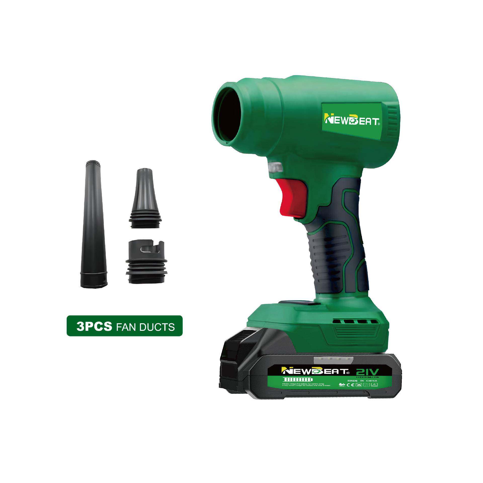 小型工业级大功率锂电吹风机手持式吹叶除尘吹雪暴风机充电式