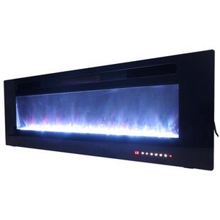 热销欧美50英寸嵌入式仿真火焰LED装饰电子壁炉取暖器fireplace