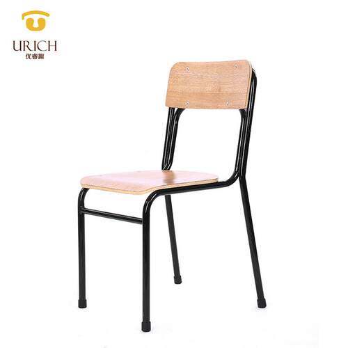 学校课桌椅 带靠背学生椅子 培训椅 学校课桌椅子 学习桌厂家直供