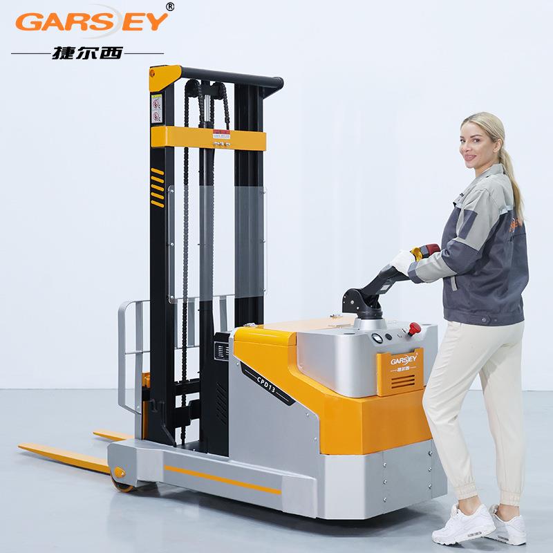 无腿电动叉车堆高车液压搬运装卸货1.5T2吨小型平衡重式堆高车