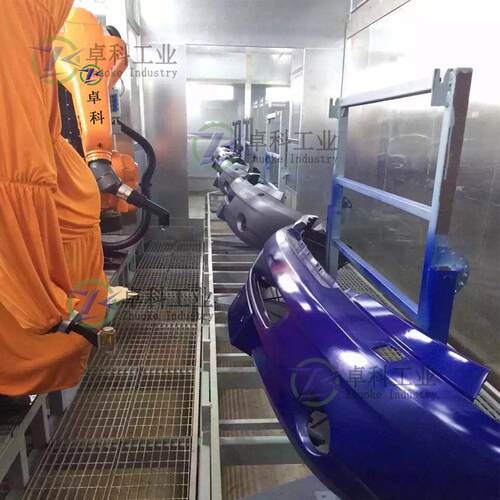 汽车保险杠喷涂机选型器人安全防爆喷涂机器人川人崎机器一级商