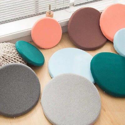 40CM Comfortable Round Tatami Cushion Removable and