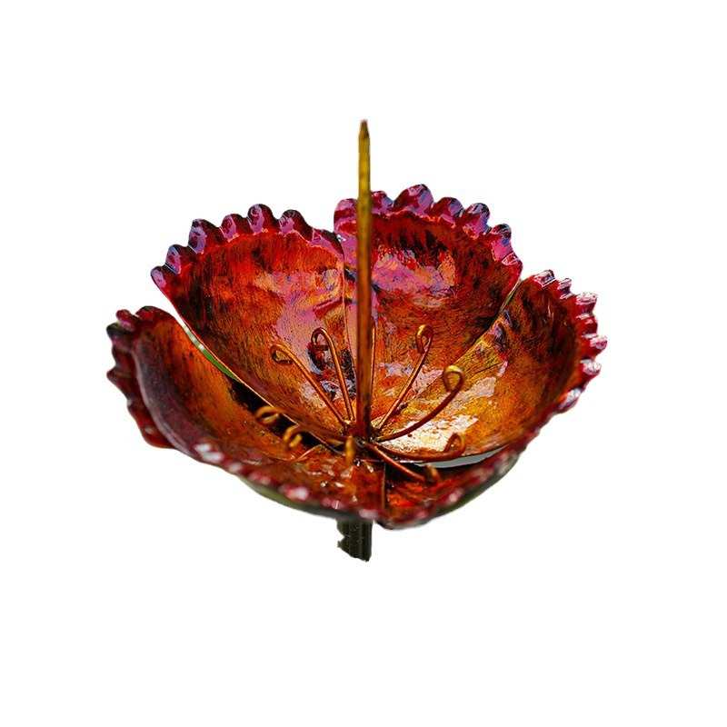 户外花园花插量雨器铁艺装饰布景庭院别墅院子阳台造景创意插件