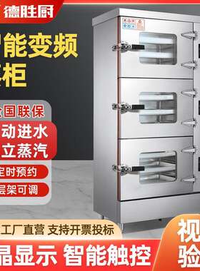 商用蒸柜饭店学校食堂商业用蒸饭机燃气蒸饭柜蒸菜米饭馒头电蒸箱