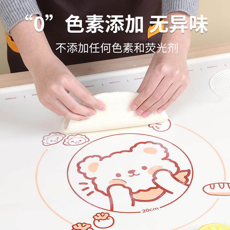 硅胶揉面垫家食用加厚品级DDF硅和面揉垫厨房案板烘胶焙面不沾擀